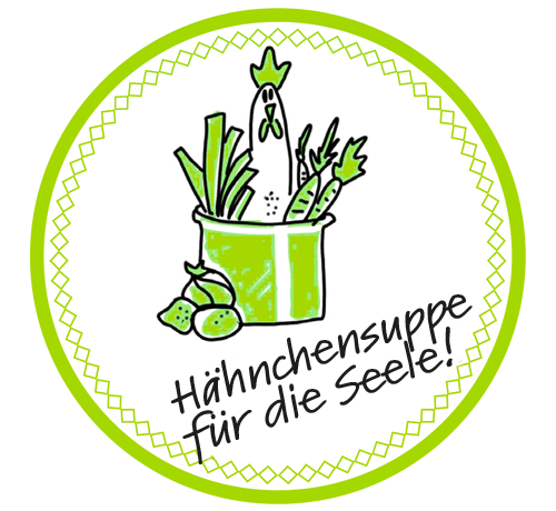 Illustration Sandwich - Position, Strichmännchen mit Sandwich als Kopf.  Hahn Coaching, Köln